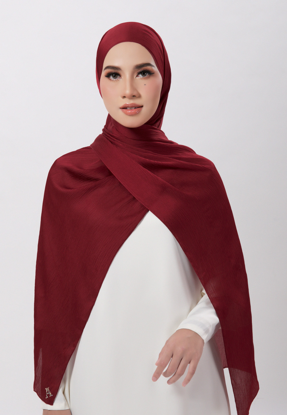Plain scarves online sale